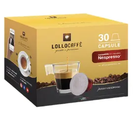 30 Kaffeekapseln Lollo Caffe Argento