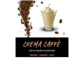 Cremige Eiscreme Espresso Geschmack