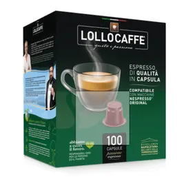 100 Kaffeekapseln Lollo Caffe Nero